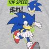 Bluzka Sonic dla chłopca szara